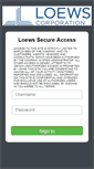 Mobile Screenshot of loews.net