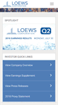 Mobile Screenshot of loews.com